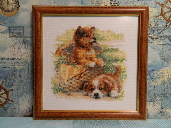 Работа «Щенки»