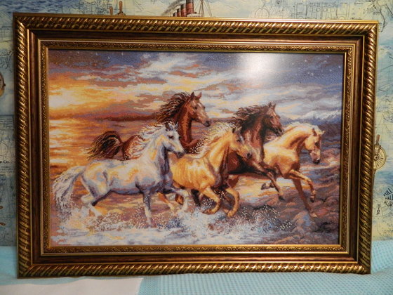 Работа «В лучах заката»