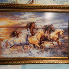 Работа «В лучах заката»