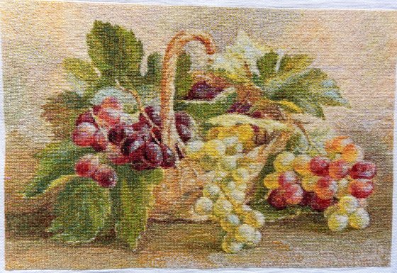 Работа «Корзина с виноградом.»