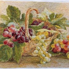 Работа «Корзина с виноградом.»