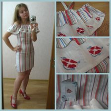 Работа «Летнее платье с вышивкой.»