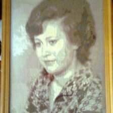 Работа «Портрет мамы»