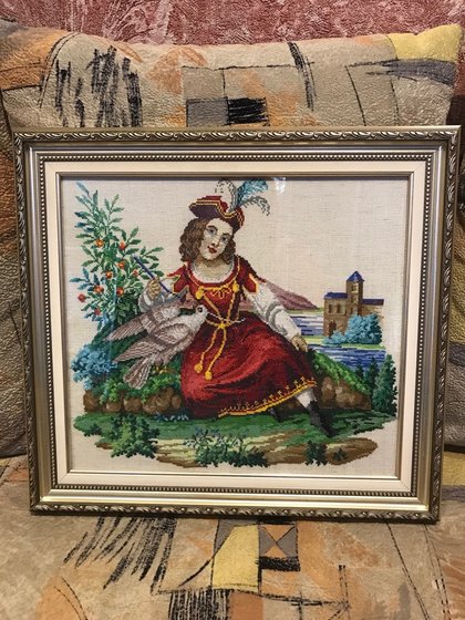 Работа «"Девочка с птицей"»