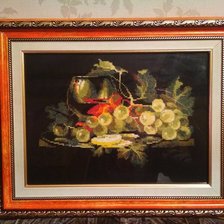 Работа «Натюрморт с виноградом»