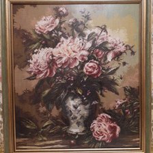 Работа «Ваза с пионами»