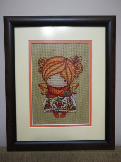 Работа «Девочка Осень»