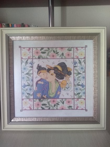 Работа «На прогулке с мамой»