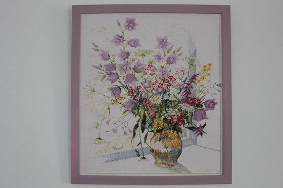 Работа «Полевые цветы»