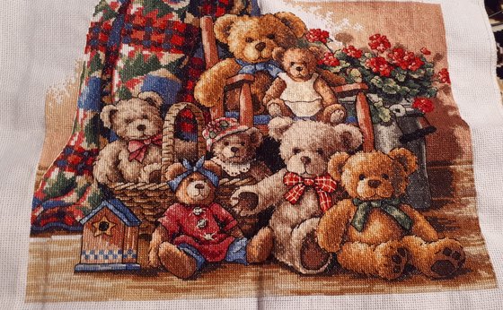 Работа «Семейство мишек»