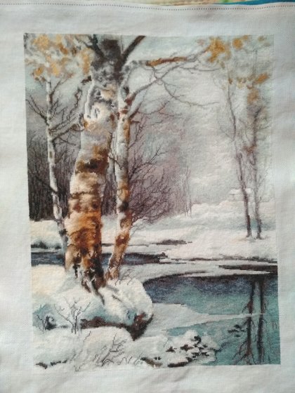 Работа «Зимний день»