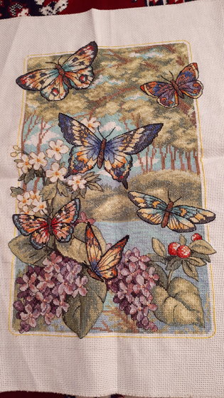 Работа «Лес бабочек»