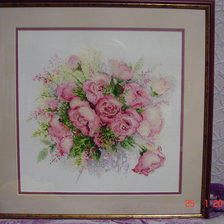Работа «Акварельные розы»