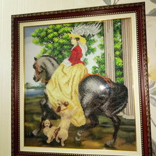 Работа «Всадница, бисер»