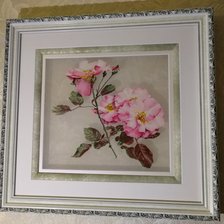 Работа «Розовый шиповник от Теи Гувенер»