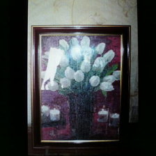 Работа «Тюльпаны мамочке)»