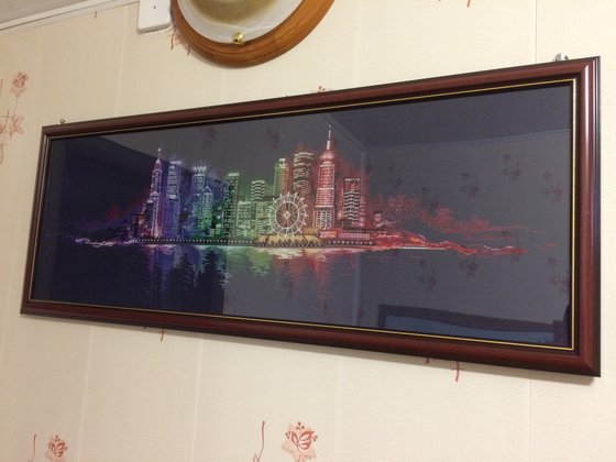 Работа «Ночной город»