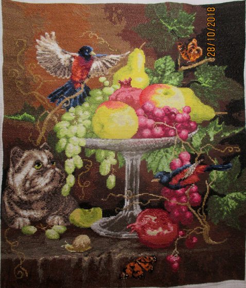 Работа «Ваза с фруктами.»