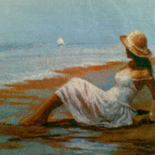 Работа «Белеет парус одинокий»