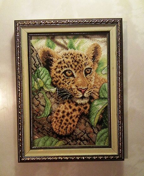 Работа «Детёныш леопарда»