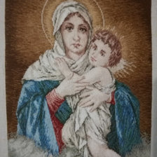 Работа «Мадонна с младенцем»