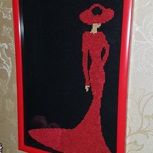 Работа «dama v shliape»