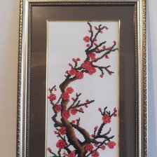 Работа «Ветка сакуры»