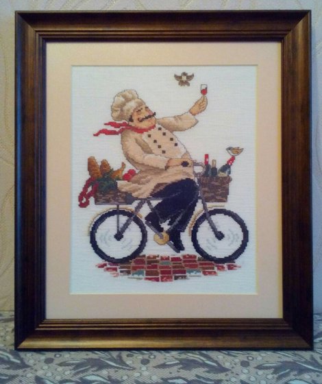 Работа «Повар на велосипеде»