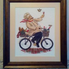 Работа «Повар на велосипеде»