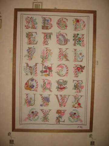 Работа «Цветочная азбука»