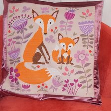 Работа «Подушка Лисята»