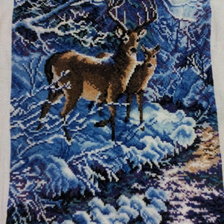 Работа «Зимний лес»