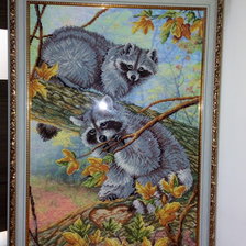 Работа «Игры в осенней листве»