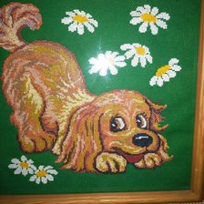 Работа «Веселый щенок»