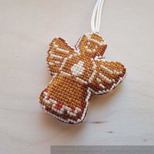 Работа «Елочная игрушка "рождественский пряник"»