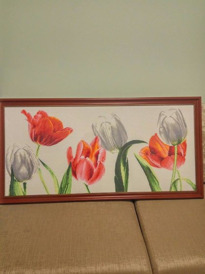 Работа «тюльпаны»