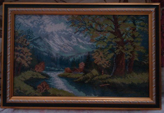 Работа «домик у реки»