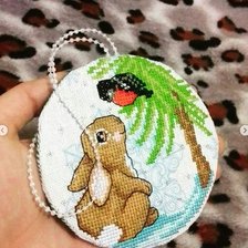 Работа «Оформленная новогодняя игрушка»