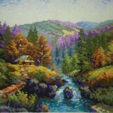 Работа «Горная долина»