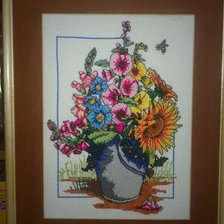 Работа «Букет в ведре.»