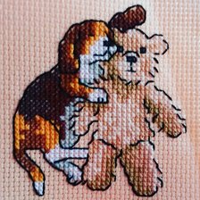 Работа «Соннный щенок»