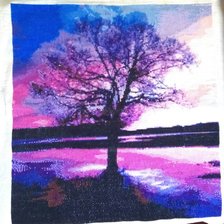 Работа «Весенний закат»