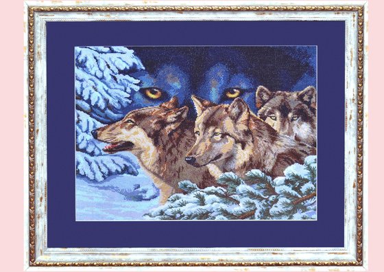 Работа «Волчий взгляд. (2018 год)»