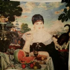 Работа «Купчиха за чаем»