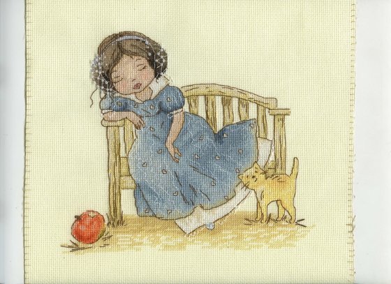 Работа «"Белоснежка на лавочке"»