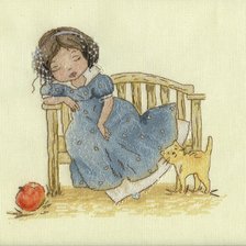 Работа «"Белоснежка на лавочке"»