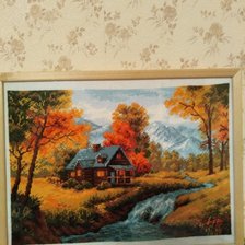 Работа «Дом у реки»