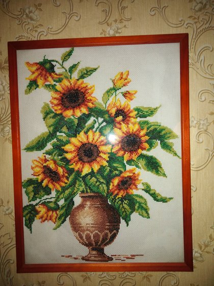 Работа «Подсолнухи»