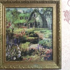 Работа «домик в цвету»