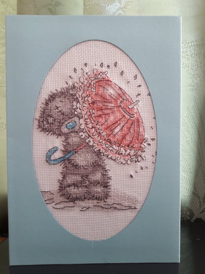 Работа «Мишка - открытка»